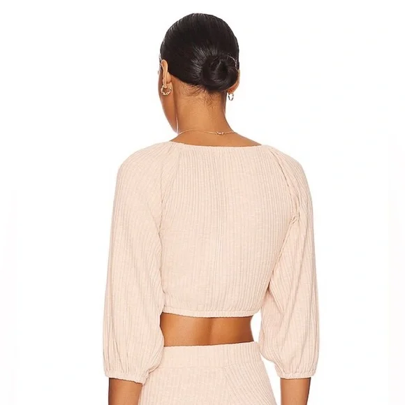 NWT L*SPACE JEMMA TOP SIZE LARGE IN SAND - Picture 3 of 8